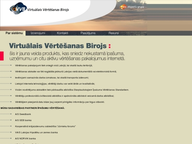 VCG Ekspertu Grupa, SIA